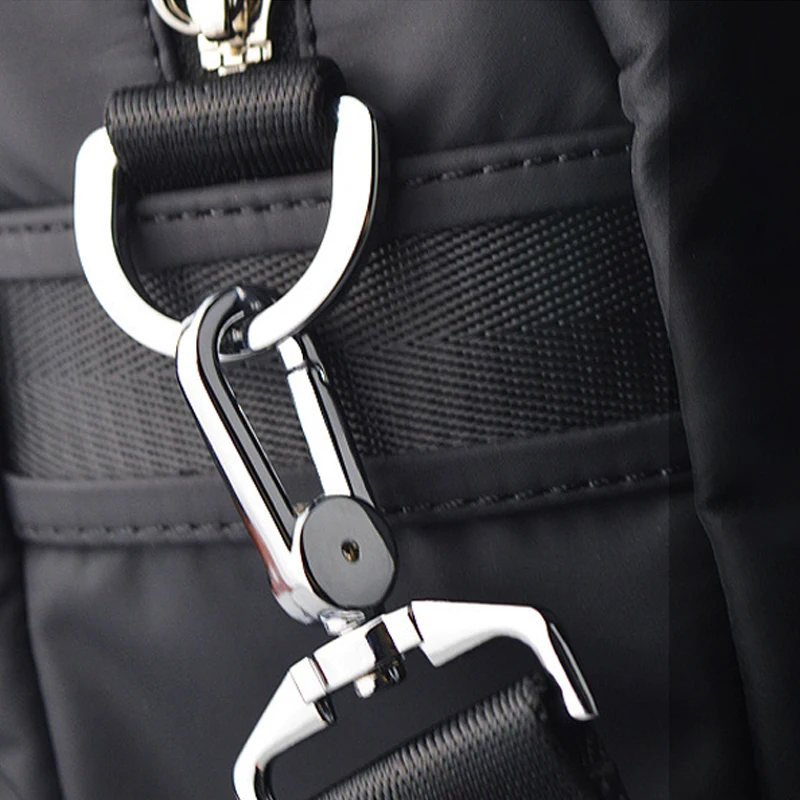 Men's Shoulder Bags Waterproof Wear-resistant Nylon Multi-function Large-capacity Vertical Simple Business Outdoor Casual Handba