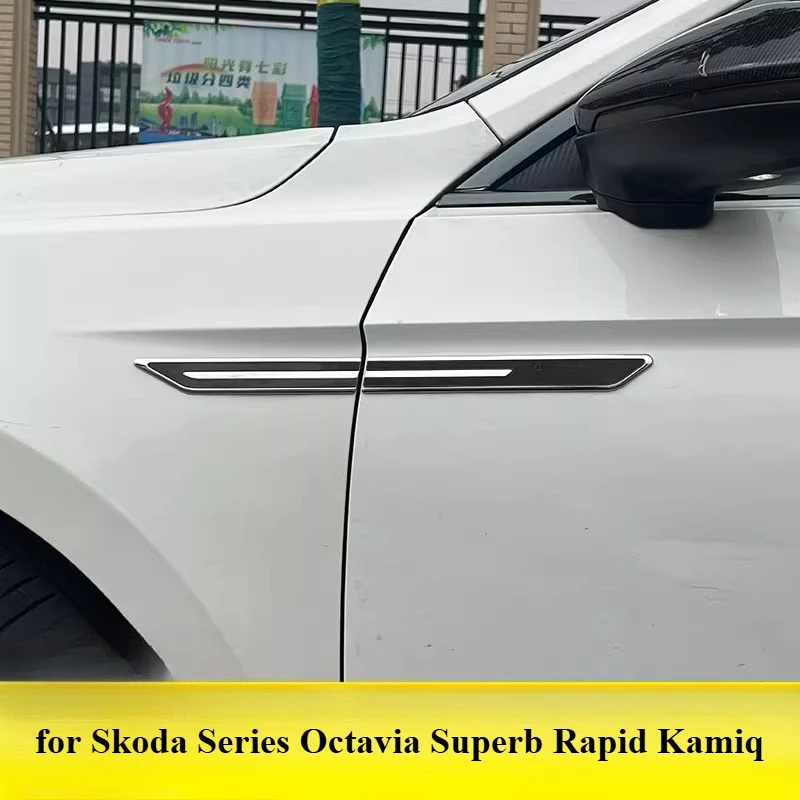 

Special Fender Stickers for Skoda Series Octavia Superb Rapid Kamiq, Extended Body Decorative Stickers