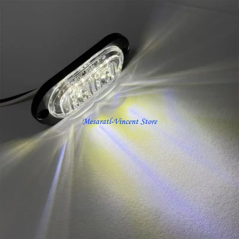 A70F مقاوم للماء LED LENS شرائط جانبية للسيارة الشاحنات 12-24V الرؤية عالية