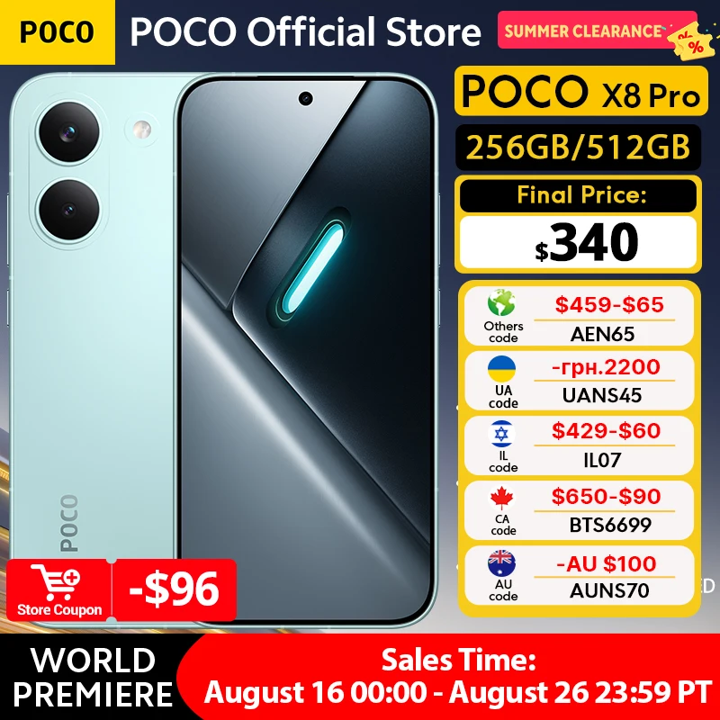 POCO X8 Pro 5G - Smartphone 6.59" AMOLED 120Hz