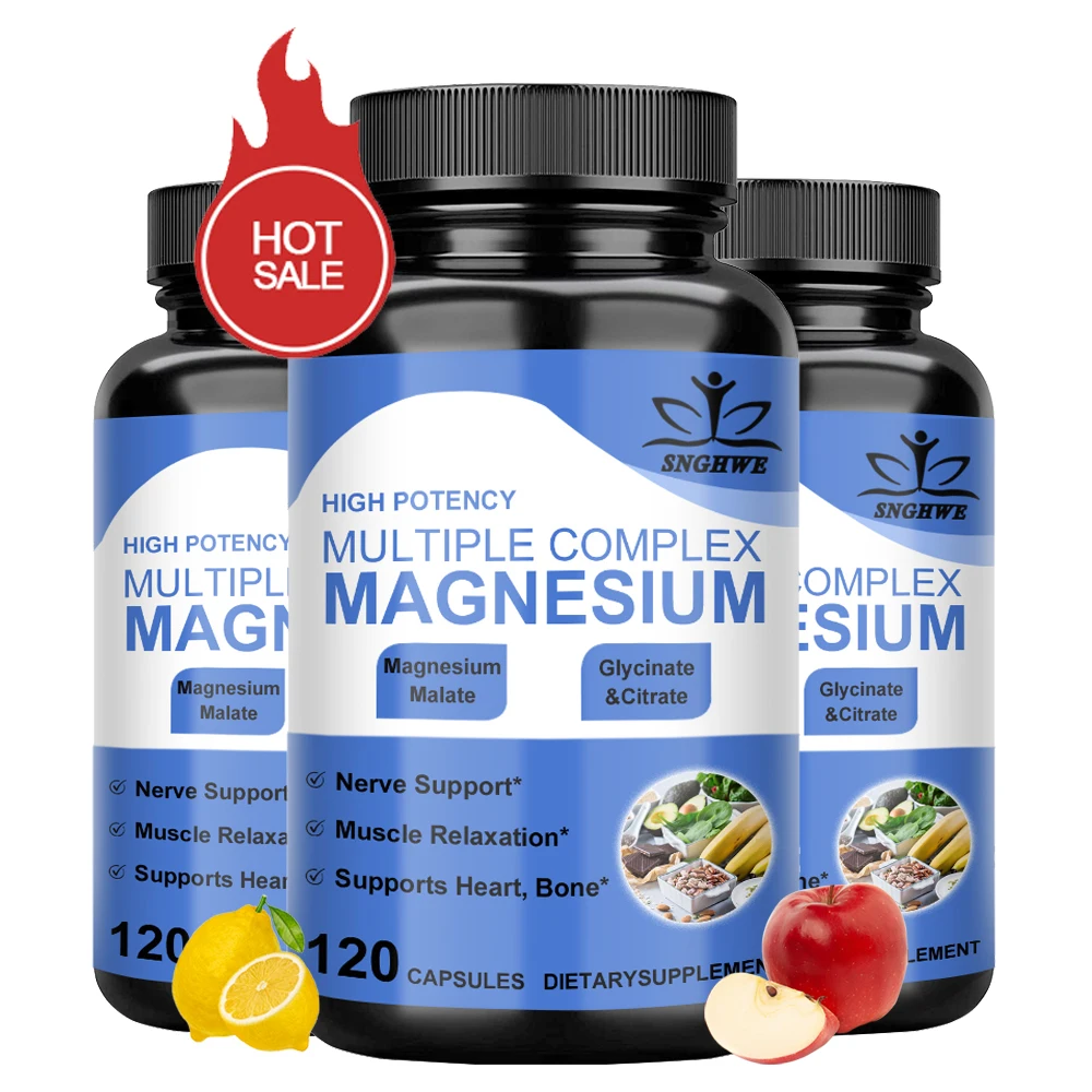 

Комплекс магния с глицином, лимонной кислотой, ячечной кислотой | Для расслабления мышц, сна и энергии | Поддержка костей, сердца и мышц