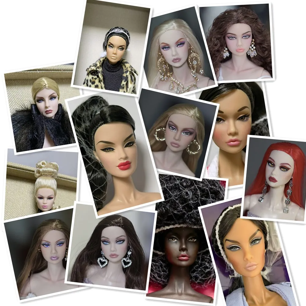 30cm Original FR head FR doll heads Fashion license head quality doll heads girls Dressing DIY toy parts