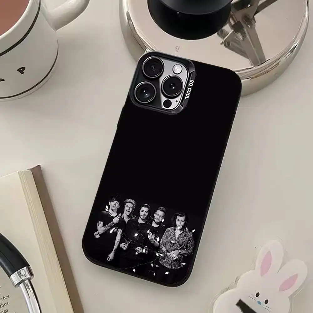One D-Direction-ES Band OD Phone Case For iPhone 17, 16,15,14,13,12,11 Plus,Pro Max, Colorful Silver Funda Cover