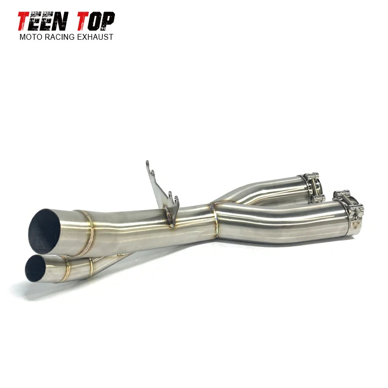 Motorcycle Exhaust Pipe For BMW S1000RR Exhaust Decat Pipe 2017-2018 Escape Moto Middle Connect Pipe S1000RR Slip-on OEM Muffler
