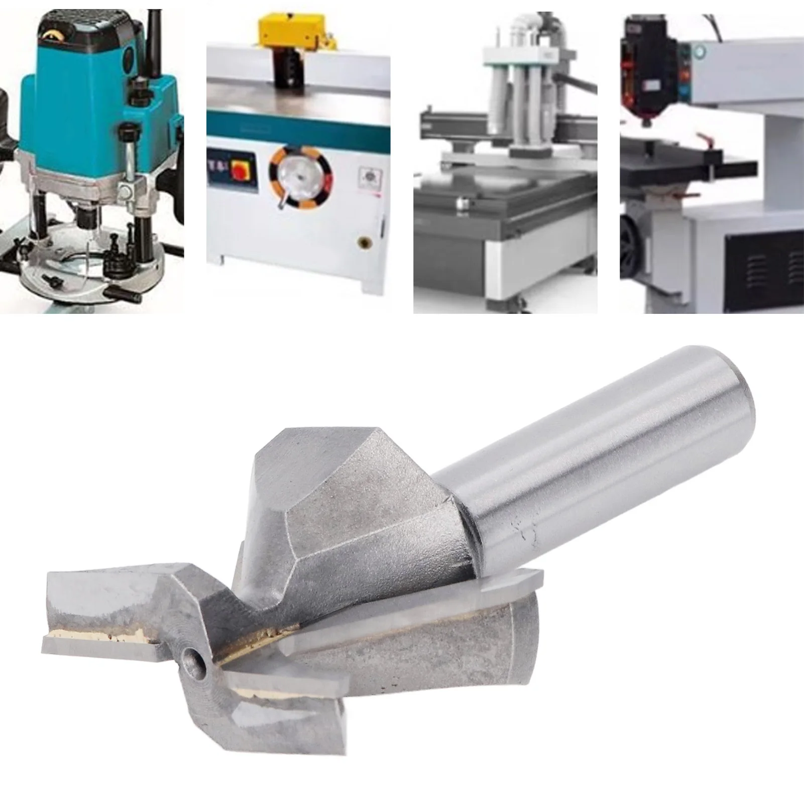 

Arc Bending Integrated Milling Cutter Arc Bending Integrated Router Bit 1/2 Inch Shank R30 Milling Cutter for Woodworking