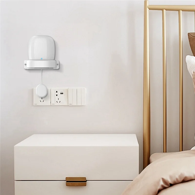 สําหรับ Google Nest WiFi Pro ขายึดติดผนังลําโพงอัจฉริยะ Wall Storage Bracket ฐาน 2 ชิ้น