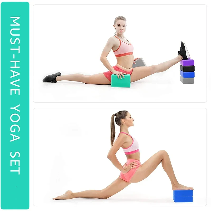 1 Stück Yoga-Block, Schaumstoff-Block für das Fitnessstudio, Pilates-Trainingsgerät, Trainingsmatte, Sport-Yoga-Zubehör, Trainingsgerät für zu Hause. – Detail 12