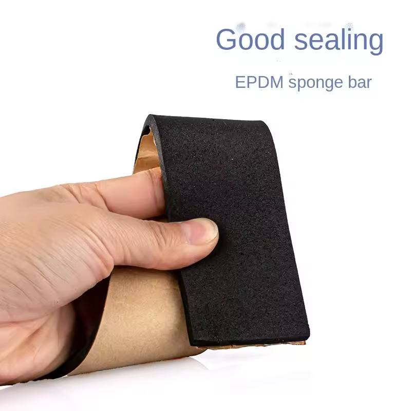 Rubber Self Adhesive Sponge Seal Strip Width10-30mm Thick 2-20mm Single Sided Adhesive EVA Black Foam Anti-collision Seal Gasket - Image 4
