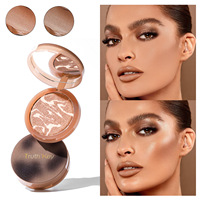Truth'Key Mousse Bronzer,Matte Cement Brown Nose Shadow Facial Contouring Monochrome Natural Color Rendering 3D Makeup