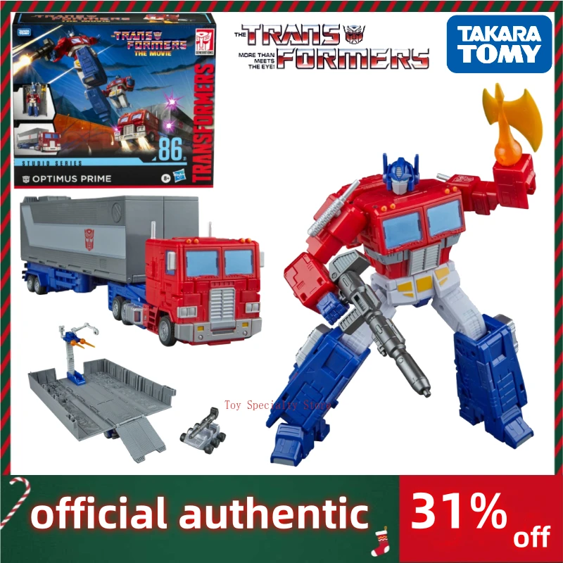 Original Takara Tomy Transformers SS-86 31 C-Class Optimus Prime Movable Robot Anime Character Model Toy Gift Collection Spot