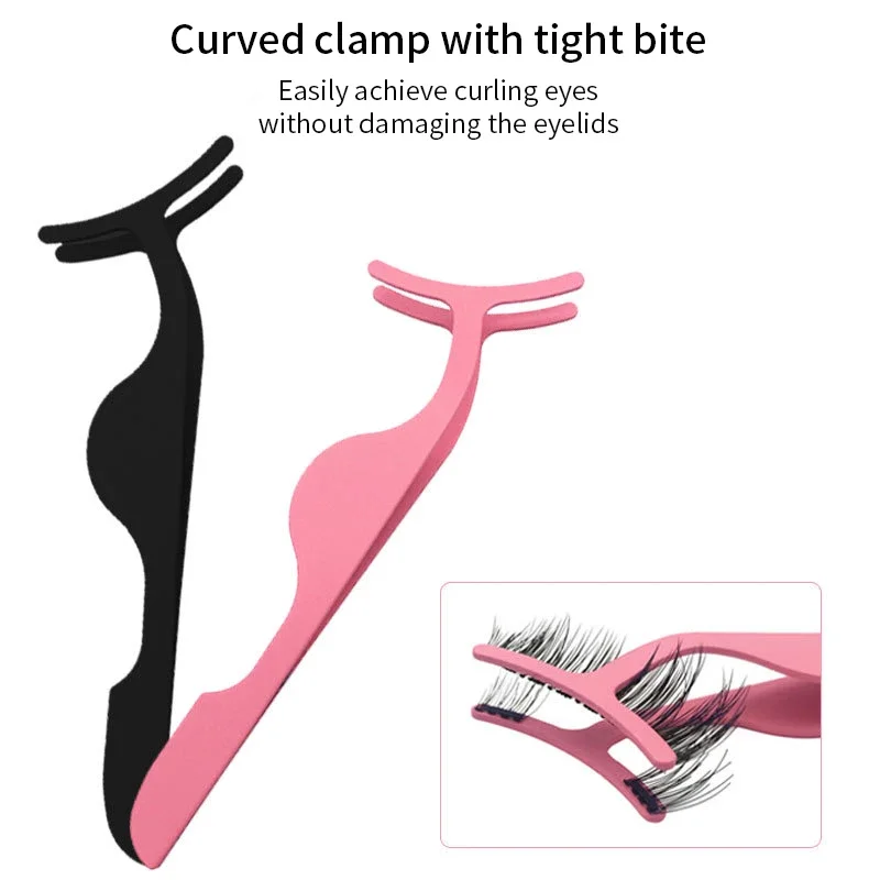 Пинцет для накладных ресниц, аппликатор для накладных ресниц, инструменты для макияжа, норковые ресницы, профессиональные бигуди