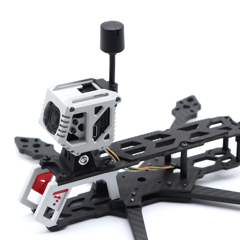 DJI O3 air unit camera integrated modification Aluminum alloy CNC Holder Fixed Bracket Seat TPU mount for RC FPV Racing Drone