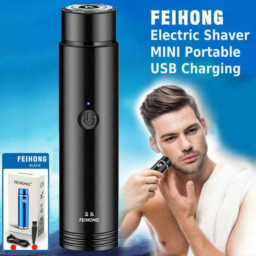 Mini Electric Beard Shaver Men Portable Pocket Size Razor Waterproof Men Gifts