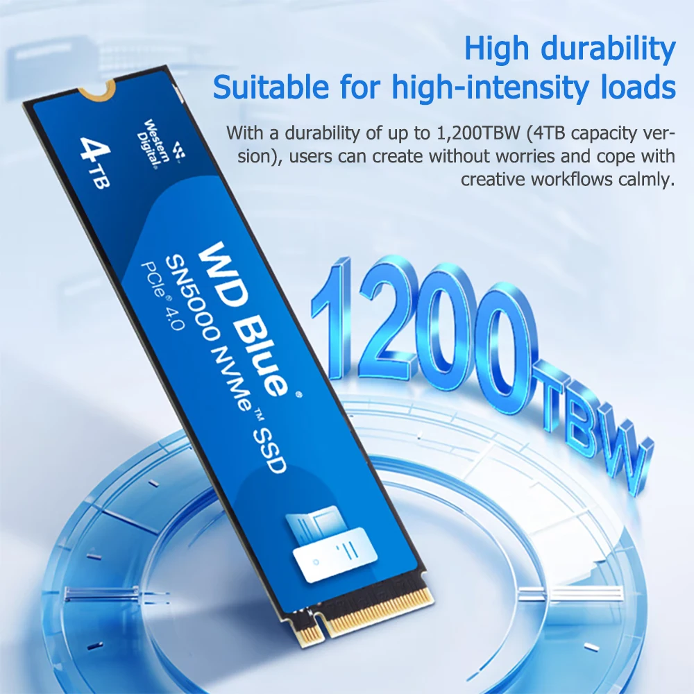 Western Digital 2TB WD Blue SN5000 NVMe SSD PCIe Gen 4.0 Review