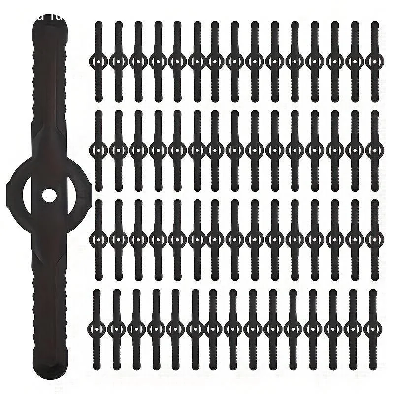 Answer20Pcs Nylon Cutter Blades For Electric Cordless Grass Trimmer Strimmer Tool Grass Trimmer Blades Replacement Garden Tool
