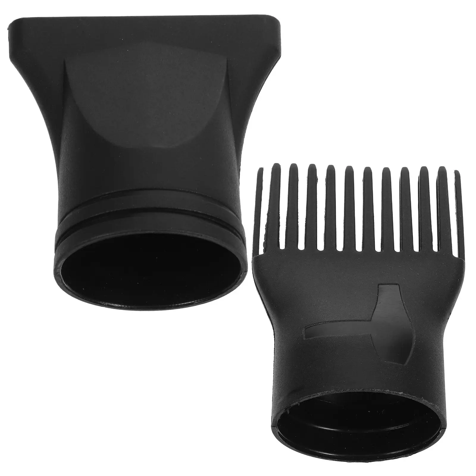 

2Pcs Hair Dryer Accessories Kit Concentrator Nozzle Diffuser Comb Attachment for All Brands Fast Styling Detangling Heat Safe