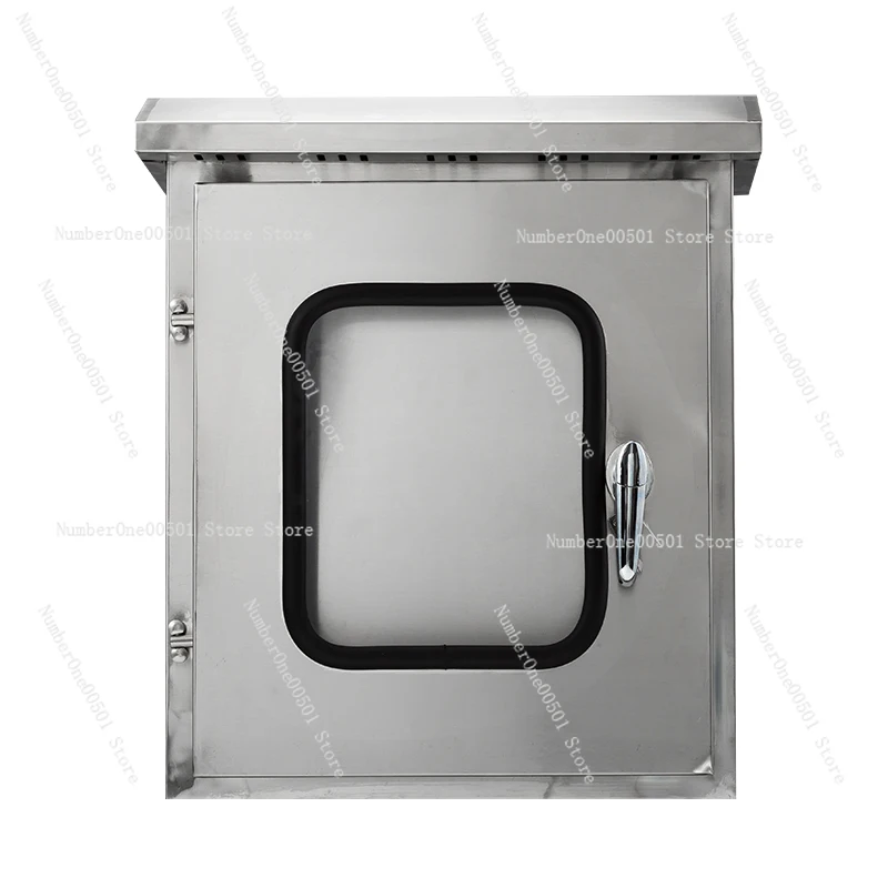 304 Stainless Steel Electrical Enclosure Weatherproof Double-Door Junction Box for Indoor Outdoor Monitoring Control Systems
