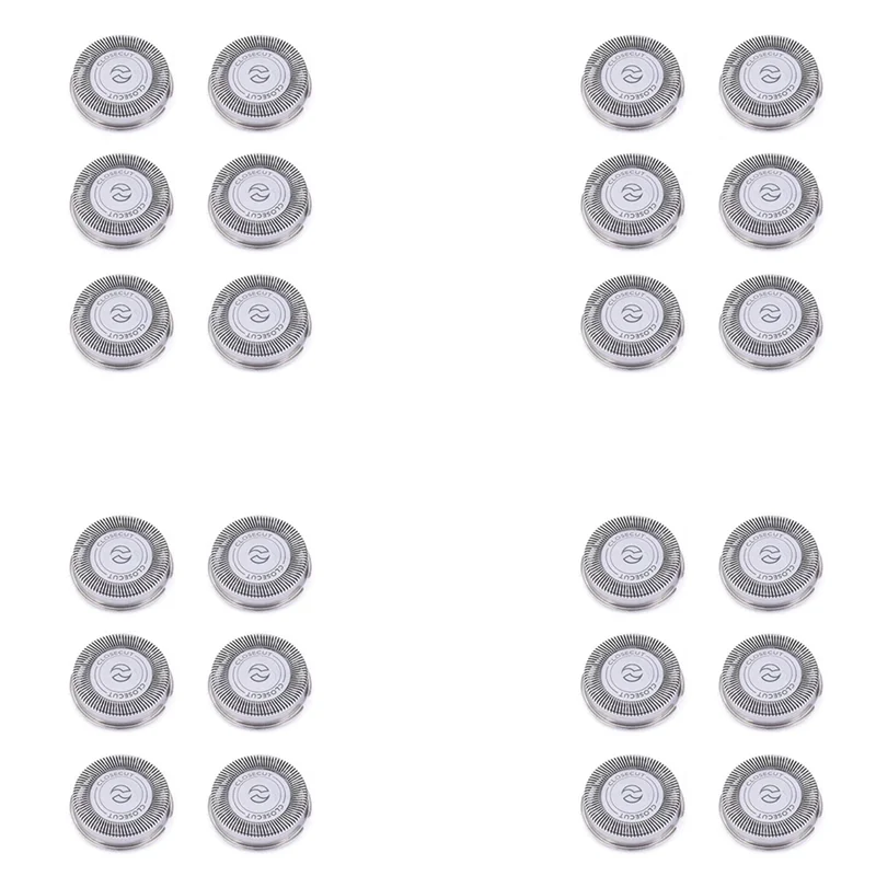 A84G-24Pack SH30 Replacement Heads For  Norelco Shaver Series 3000, 2000, 1000 And S738, With Durable Sharp Blades