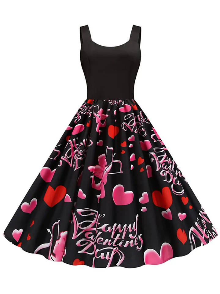 Black Music Note Print Spaghetti Strap A-Line Dress Sexy Women's Party Wear Slim Fit Vintage Style for Summer Valentine's Day - AliExpress 200000345 Black Music Note Print Spaghetti Strap A-Line Dress Sexy Women's Party Wear Slim Fit Vintage Style for Summer Valentine's Day - AliExpress 200000345