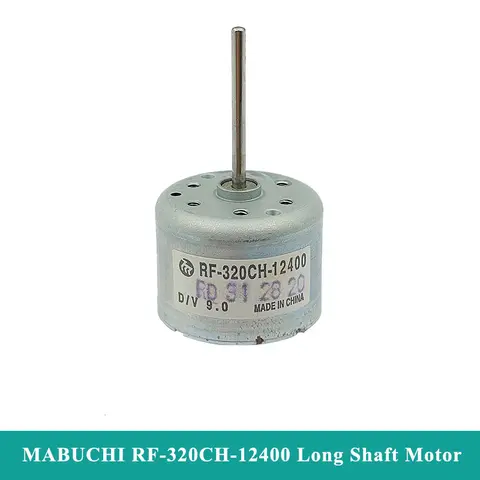 MABUCHI RF-320CH-12400 Mini RF-320 Motor DC 6V 9V 12V Micro 24mm Round Spindle Motor 22mm Long Shaft DIY DC DVD Player
