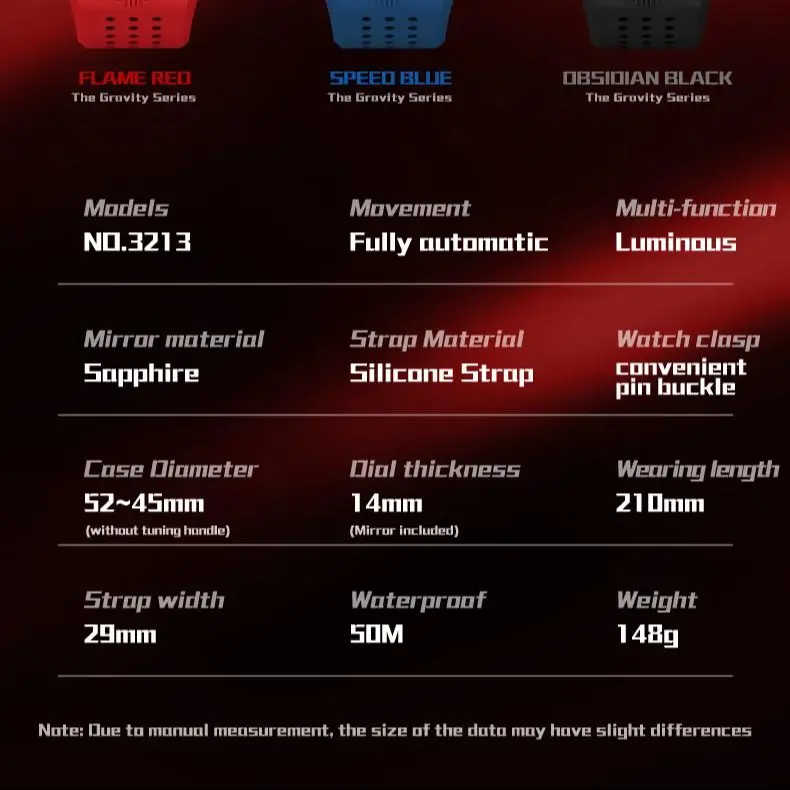 OUPINKE 3213 Men Watch Top Brand Men's Automatic Mechanical Watch Waterproof HD Sapphire Mirror Hollow Fashion Sports Men Watch