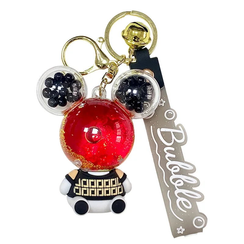 Minso new creative flowing sand acrylic keychains, car bag hangers, keychain hangers, and bag hangers