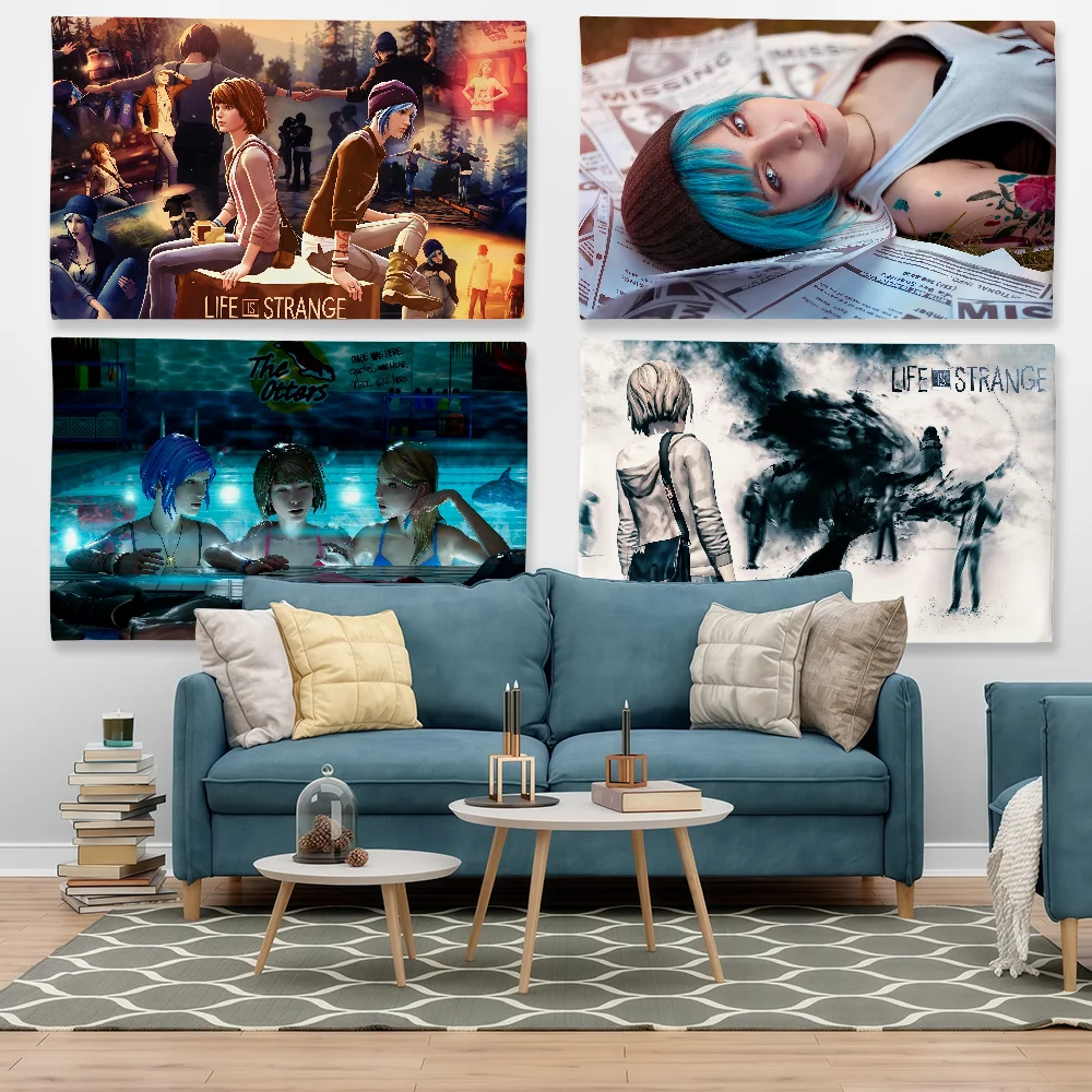 Game L-Life Is Strange Flag Tapestry Outdoor Party Bedroom Living Room Dormitory Decorative Themed Wall Hanging Banner Gift