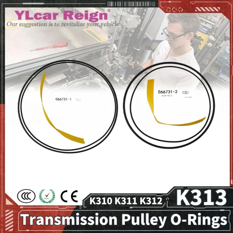 

K310 K311 K313 Automatic Transmission Pulley Oil Seal O-Rings Repair Kit 066731-1 066731-2 For TOYOTA Car Accessories