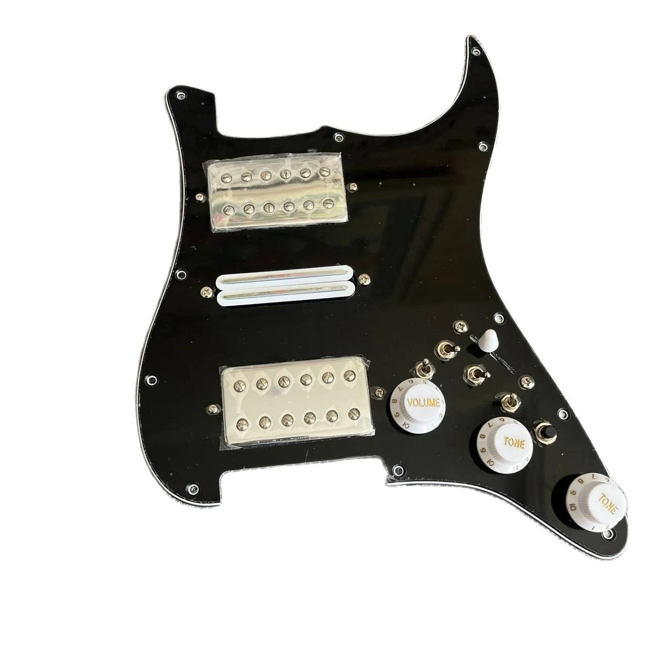 

HSH Prewired Pickguard set Loaded Alnico V Humbucker Pickups ,Coil Split Multifution Switch 7 Way Toggle Guitar Parts