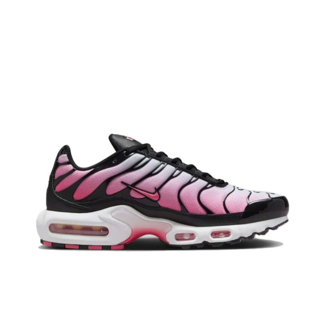 Nike Air Max Plus TN Trendy Sneakers Comfortable Wearable Sneakers Women's High Gloss Pink and White