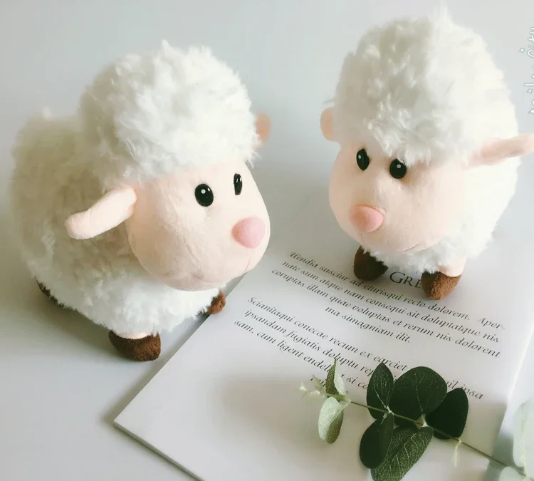 

1pcs Kawaii Plush Sheep Toy Stuffed Cartoon Lamb Mutton Alpaca Dolls soft sleeping toys Birthday Gift For Baby Kid Children