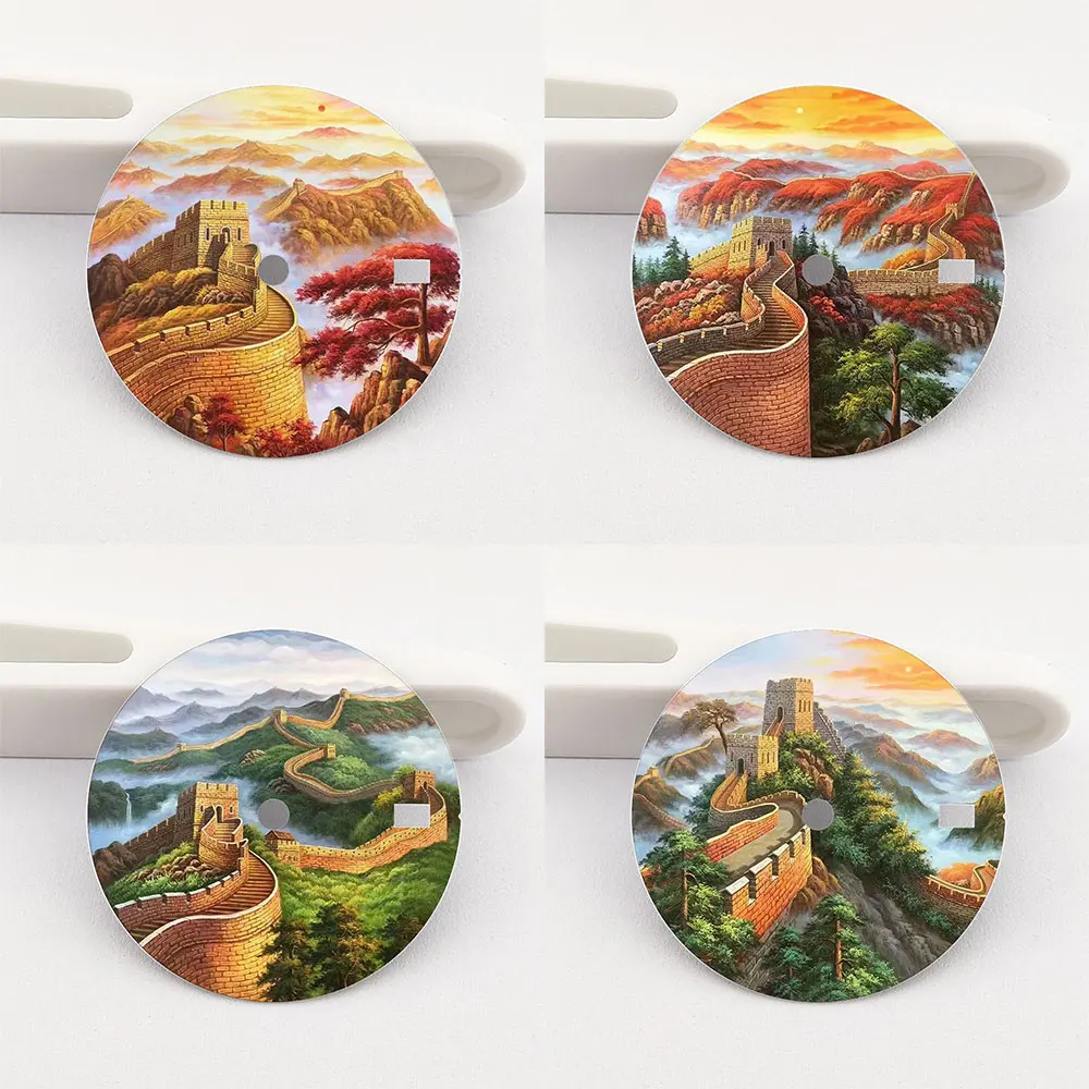 cadran-de-montre-285-mm-serie-d'impression-couleur-creative-compatible-avec-les-mouvements-nh35-36-accessoires-de-montre