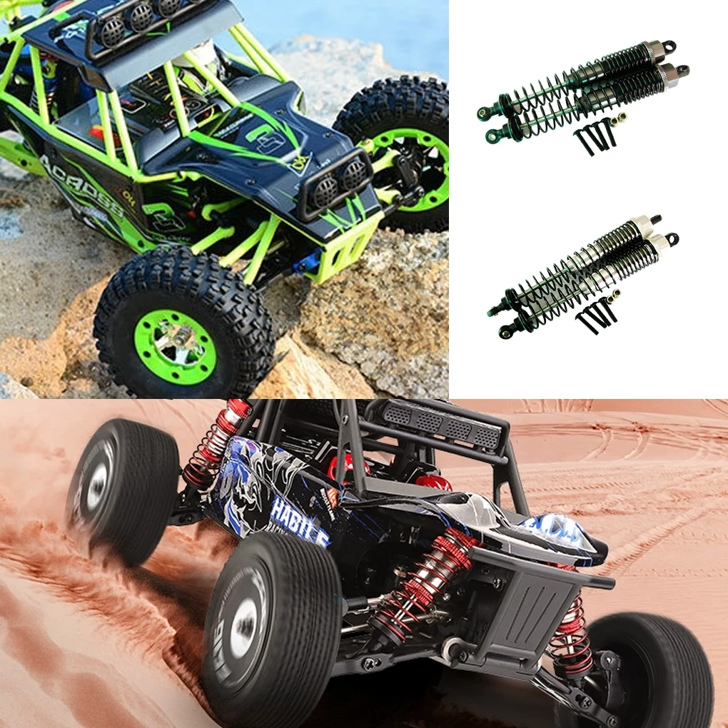 

2pieces 1/10 Rear Shock Absorber RC Upgrade Part Aluminum Alloy Threaded Rc Rear Shock Absorber For Wltoys K949 RC Car