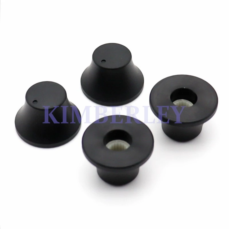 1PCS 23x15mm Aluminum Alloy Sand Blast Knob Cap Potentiometer Knobs Caps 6mm Flower Shaft Hole Volume Control Switch Knob