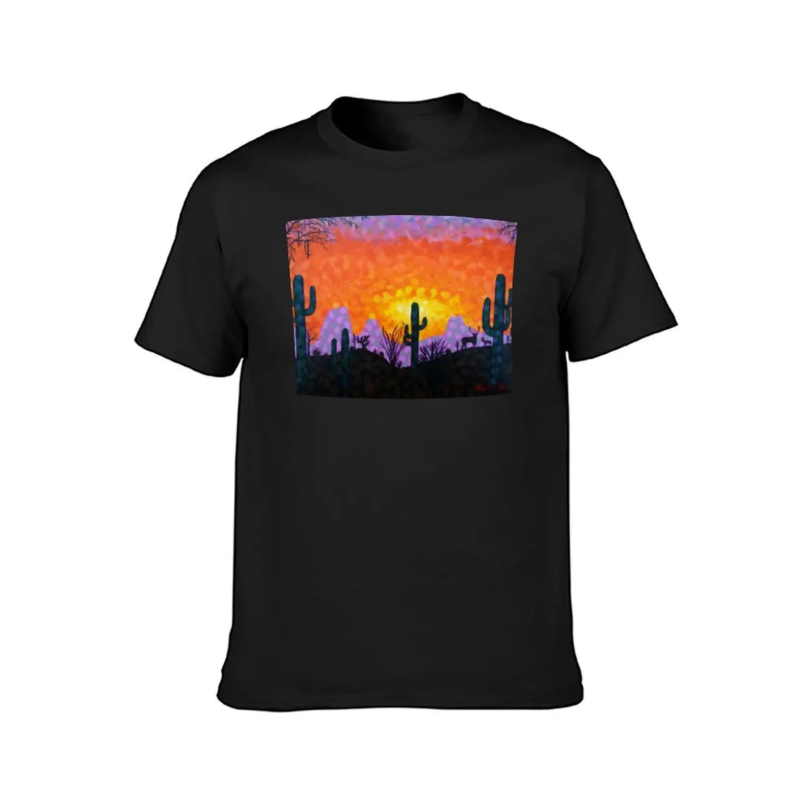 Sonoran Desert Sunset T-Shirt anime heavyweights blanks sublime plain black t shirts men