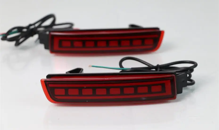 Car Styling 2pcs Infiniti FX37 FX35 FX50 ESQ QX70  LED Rear Bumper Lights Brake Tail Light Reflector Light Rear Lamp