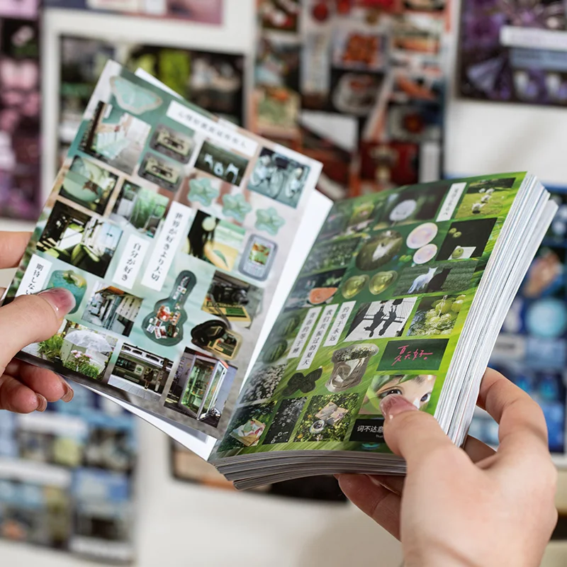 20pcs Die-Cut Sticker Book - Japanese Food & Dessert Vintage Showa Style，Glitter Matte Glossy Finish，School Stationery supplies