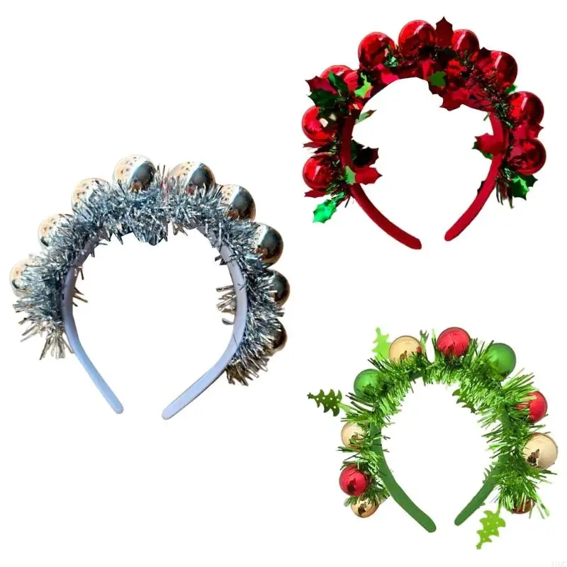 2025 New Christmas Themed Hair Accessory Plastic Hairband Family Gatherings Hair Hoop For Parties Performances Parades