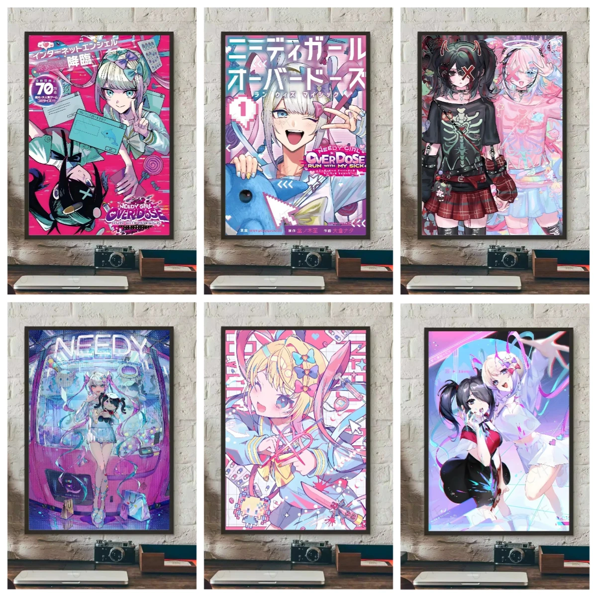 Adult Jigsaw Puzzle 500/1000 pcs Puzzle  Game Needy Girl Overdose Paper Puzzle Decorative Painting Exercise Brain Thinking