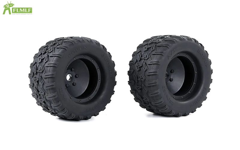 All-Terrain-Reifen 220 x 120 mm, 2 Stück, für 1/5 Losi 5ive-t KM X2 ROFUN ROVAN LT WLT V5 X-LT BAJA 5S DTT QL LKW-Teile