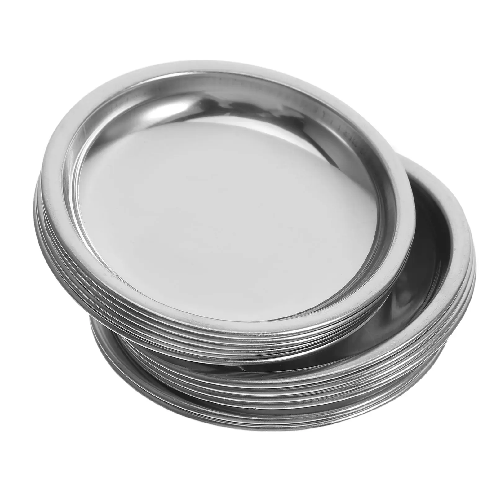 12 قطعة كيس شاي الصحن الفولاذ المقاوم للصدأ ganizer صينية تخزين الحاويات كيس شاي صغير طبق صواني الشاي كيس شاي حامل الشاي تخدم