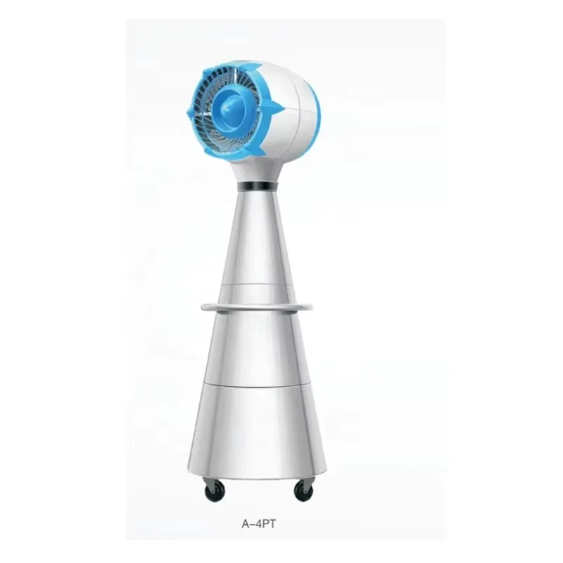Portable Industrial Spray Fan, Mobile Evaporative Cooler, Efficient Mist Cooling Fan for Outdoor Industrial Areas