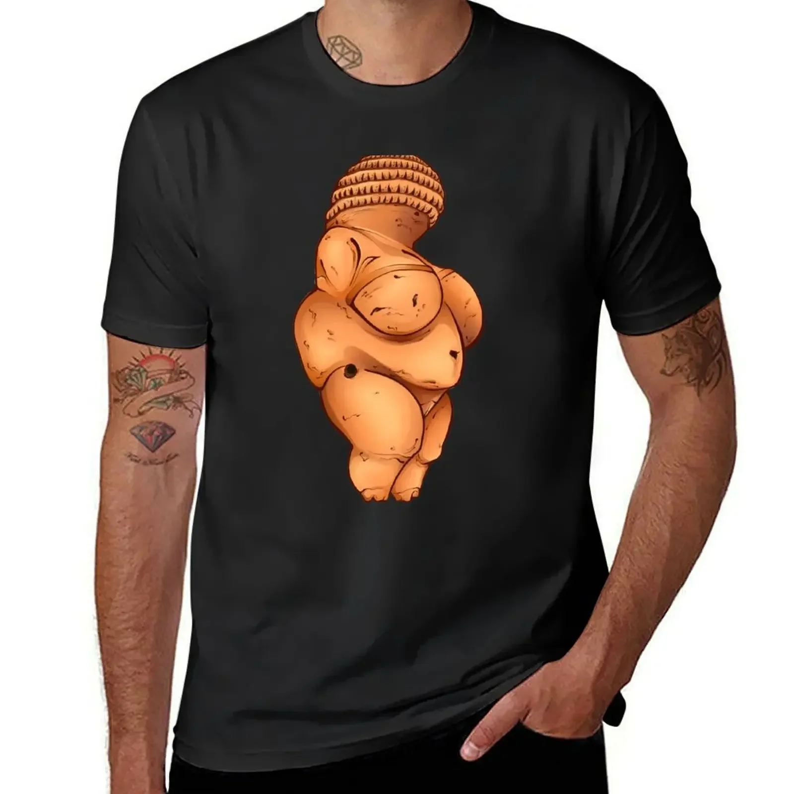 VENUS OF WILLENDORF T-Shirt anime plus sizes kawaii clothes customs t shirts men 2024 heavyweight new arrival summer manga style