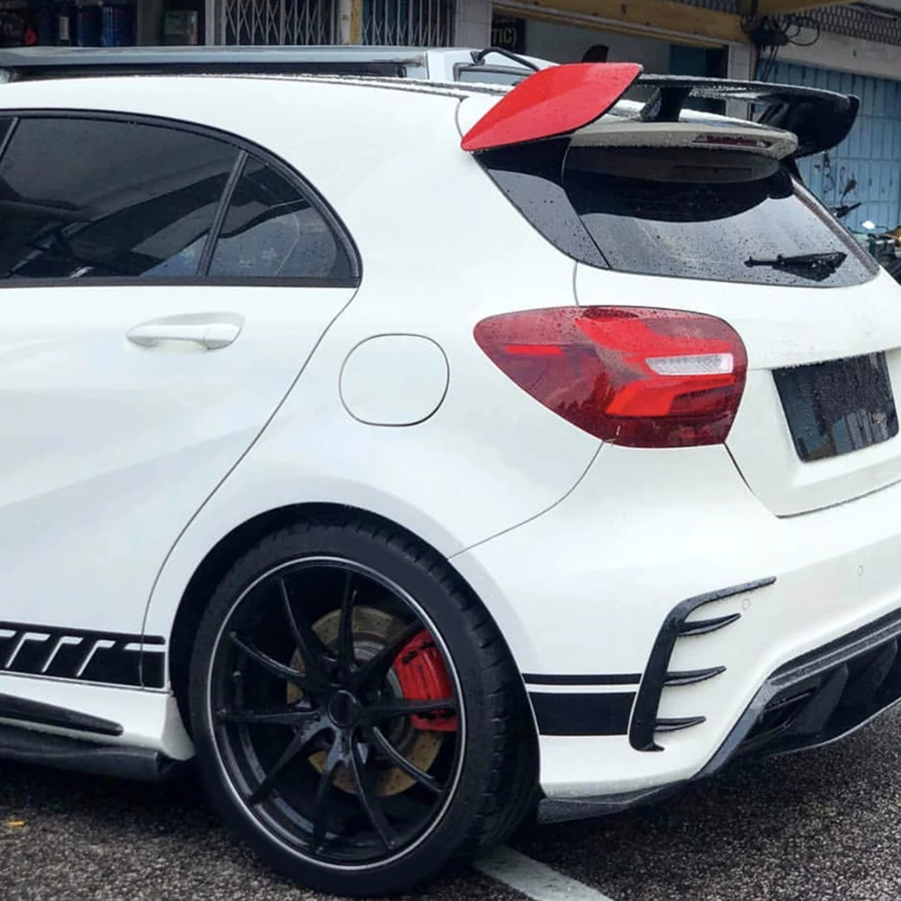 

Upgrade Your For Mercedes W176 A Class A200 A250 A260 A45 2013 2018 Rear Bumper Vent Spoiler Canard for Unique Style