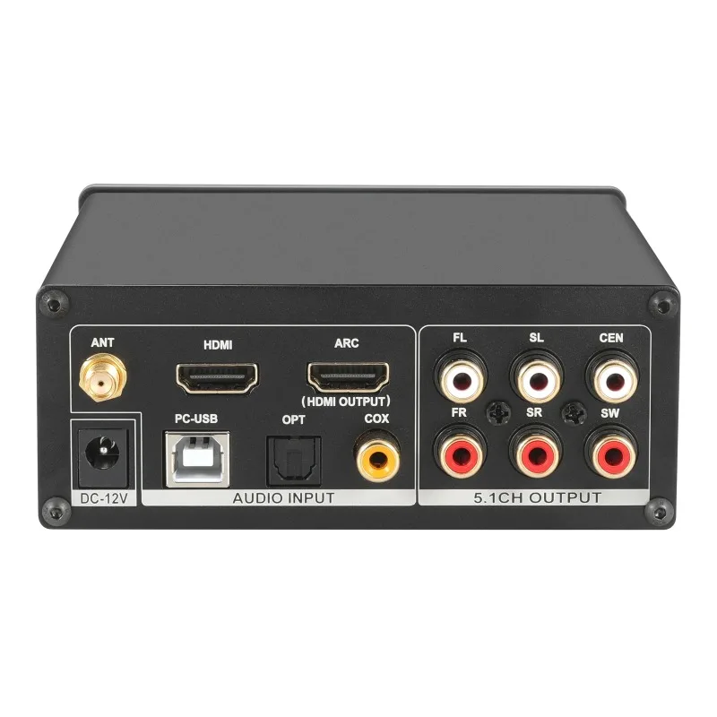 DTS AC3 5.1 وحدة فك ترميز الصوت DSD مشغل USB محول النازع محوري البصرية PC-USB Soundcard بلوتوث BT 5.3 #3