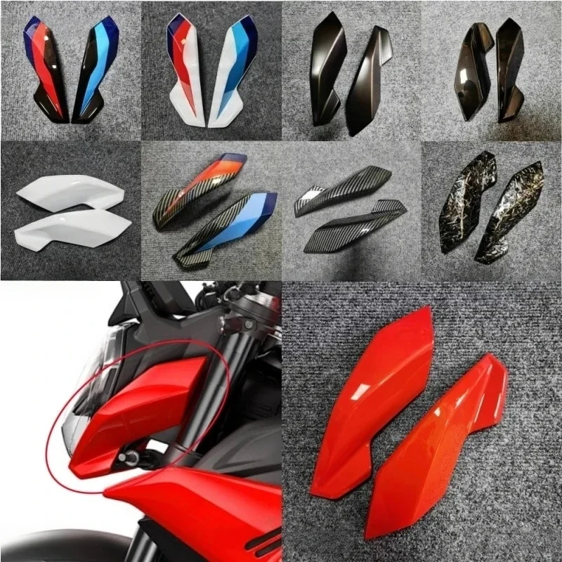 Motorcycle Head Side Panel Upper Front Headlight Nose Turn Signal Fairing Fit for BMW S1000R M1000R 2021 2022 2023 2024 S1000 R