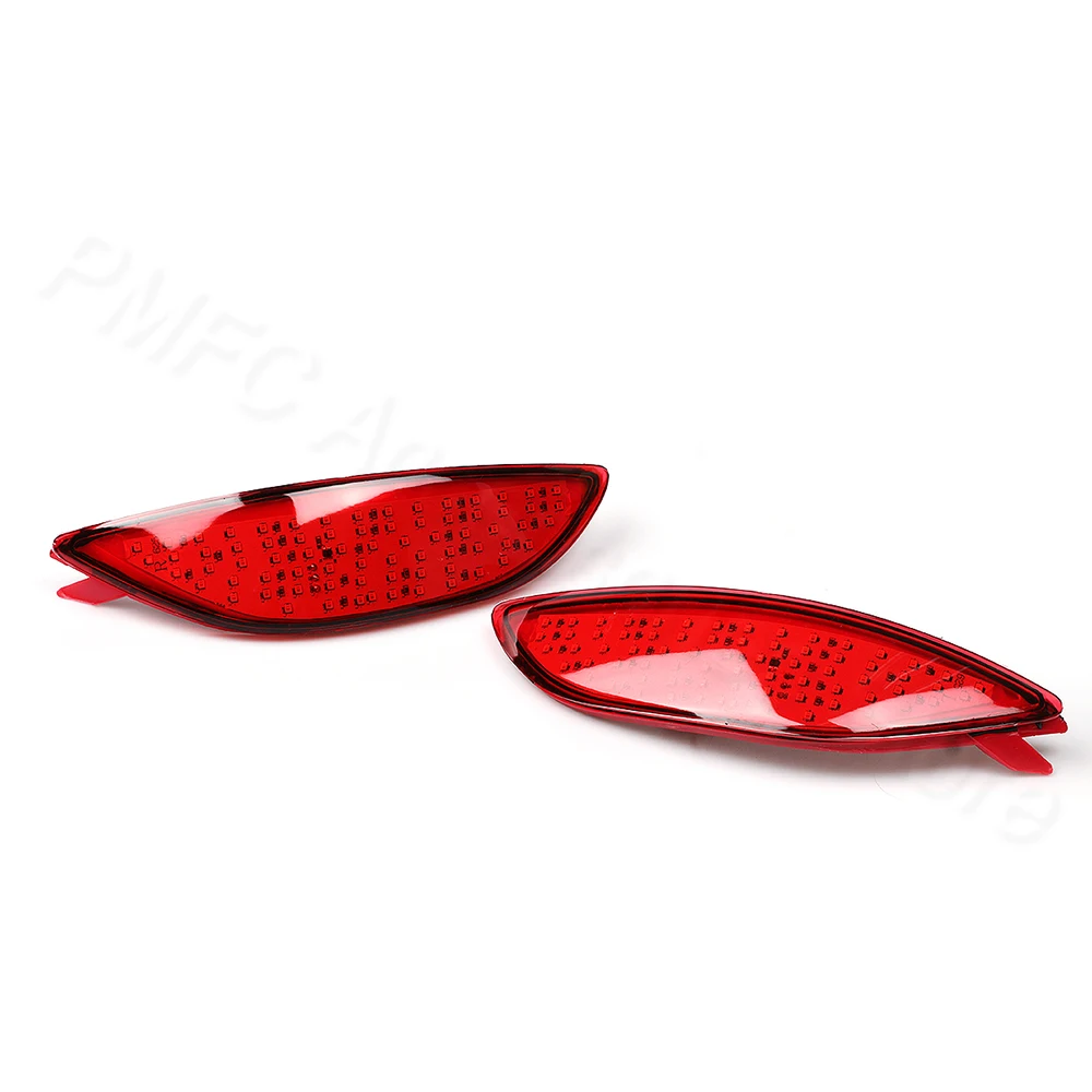 PMFC 1Pair Brake Light Reflector Bumper Fog Lamp Tail Stop Lamp Parking Lamp For Hyundai Accent Verna Brio Solaris 2008-2015