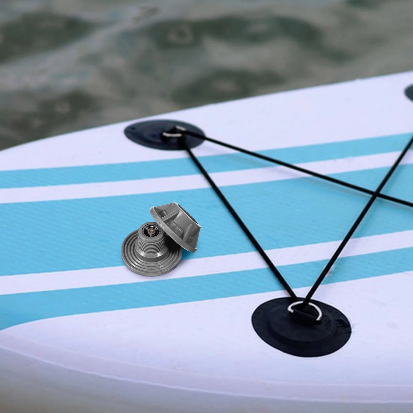 

Inflatable Boat Accessories: Kayak Air Valve Replacement Rapid Inflation Deflation For Dinghy Fishing Marine Vessels