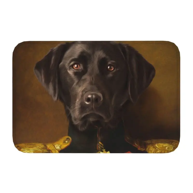 Personalized Labrador Portrait Mambo Doormat Mat Anti-Slip Regal Dog Pet Kitchen Bathroom Living Room Rug Carpet 40*60cm