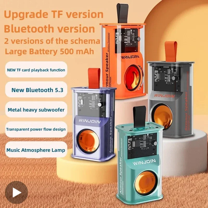 سماعة بلوتوث لاسلكية صغيرة محمولة المتكلم صندوق صوت صغير الموسيقى بلوتوث Mp3 Caixa De Som Bocina عمود Coluna يربك الصوتيات